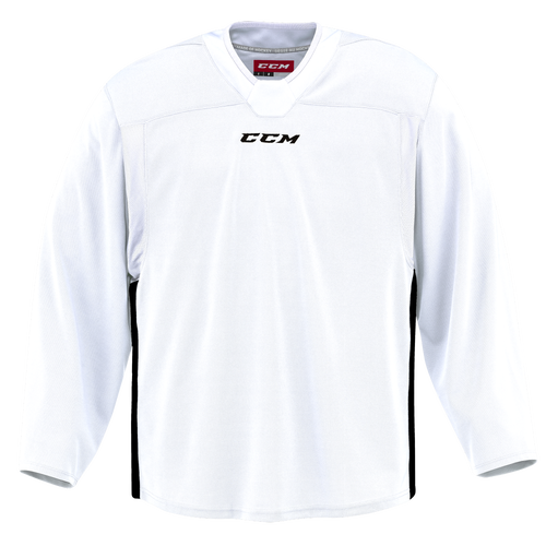 New CCM 6000 Series Quicklite Practice Jersey White | Junior Goalie | #888600656519