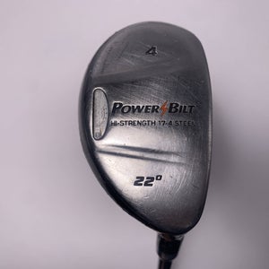 Powerbilt Hi-Strength 4 Wedge 22* Power Bilt 65g Wedge Graphite Mens RH