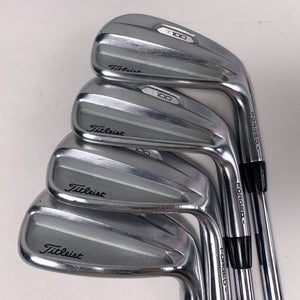 Titleist T100 2021 Iron Set 6-9 Dynamic Gold Tour Issue X100 Extra Stiff S RH