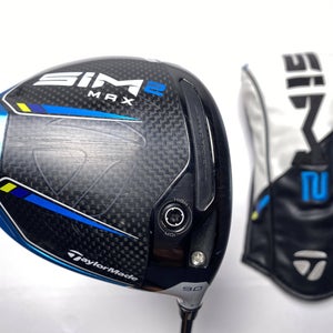 TaylorMade SIM2 MAX Driver 9* Fujikura Ventus Blue 5-S Stiff Graphite Mens RH HC