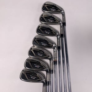 TaylorMade M4 Iron Set 4-PW KBS Max 85g Regular Steel Mens RH