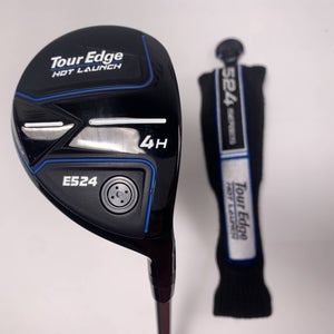 Tour Edge Hot Launch E524 4 Hybrid 22* Aldila Ascent R 55g Regular RH HC