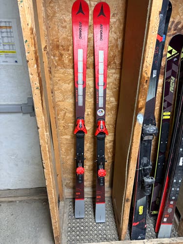 Unisex Atomic 155 cm Racing Redster S9 Skis Max Din 16 (Used)