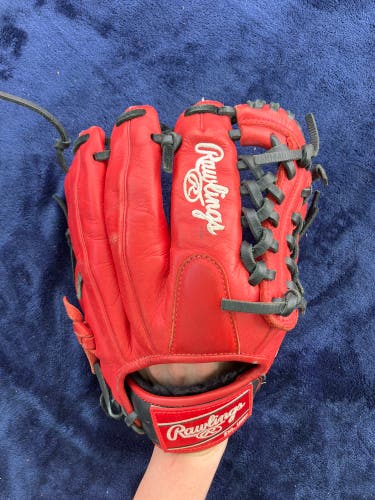 Red Rawlings Gold Glove Elite RH Infield Baseball Glove 11.5" (Used)