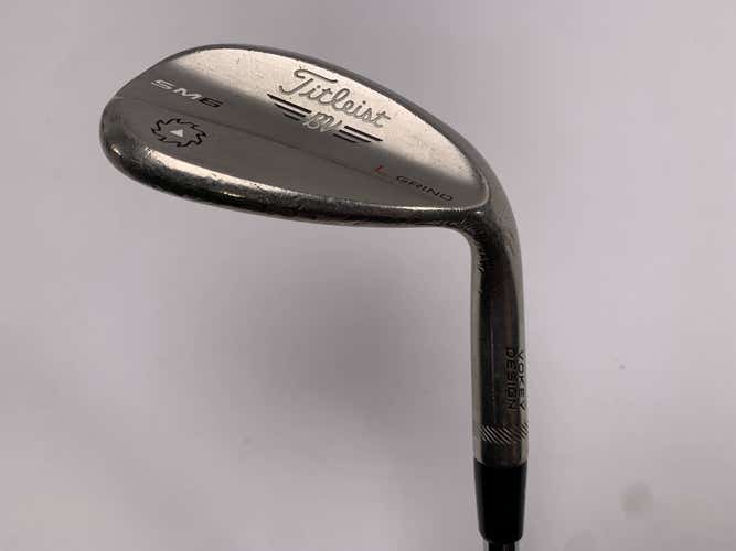 Titleist Vokey SM6 Steel Grey Lob Wedge LW 60* 4 Bounce L-Grind Wedge RH
