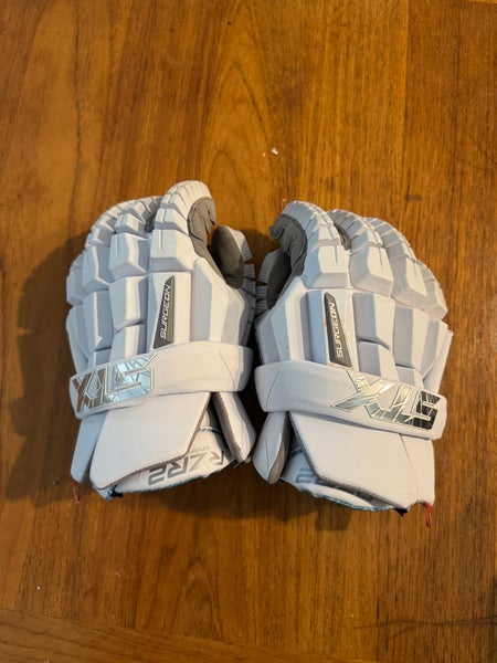 STX Surgeon RZR2 Lacrosse Gloves Large (Used)