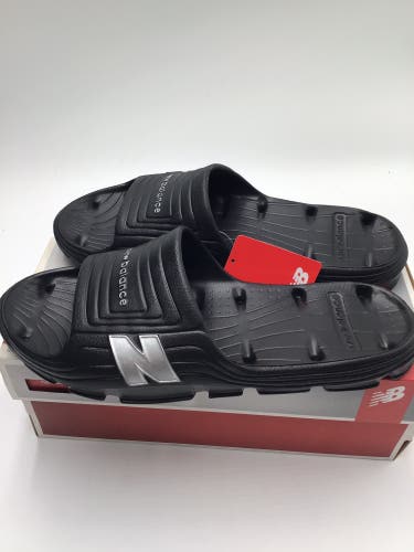 Black Unisex 0K (Infant) Adult New Balance Sandals (New)