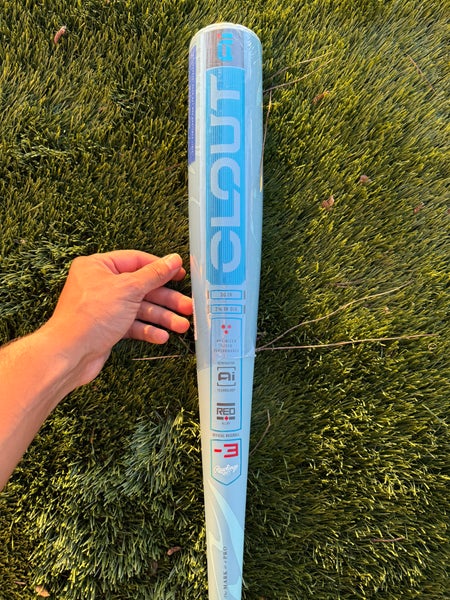 2025 Rawlings Clout AI Alloy BBCOR Certified Bat (-3) 27 oz 30" (New)