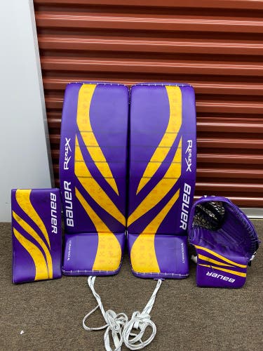 34 + 1.5 2025 Bauer Supreme Shadow Regular Goalie Full Set Pro Stock