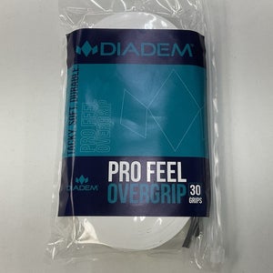 Diadem Pro Feel Overgrip 30 Pack (White)
