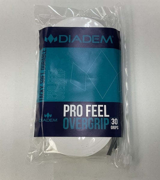 Diadem Pro Feel Overgrip 30 Pack (White)