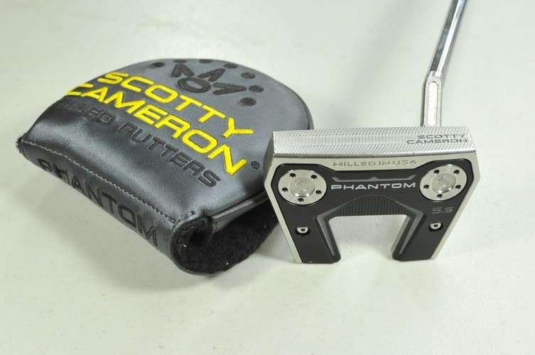 Titleist 2024 Scotty Cameron Phantom 5.5 35" Putter RH Steel with Cover # 204858