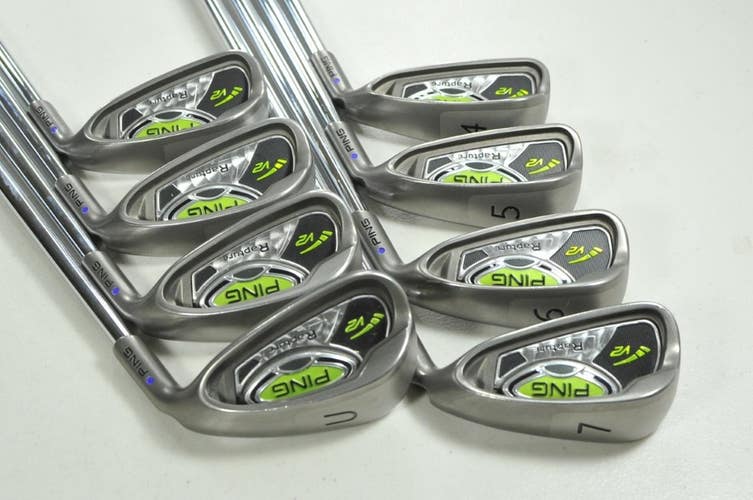 Ping Rapture V2 4-W,UW Iron Set Regular Flex Purple Dot Right AWT Steel # 204366