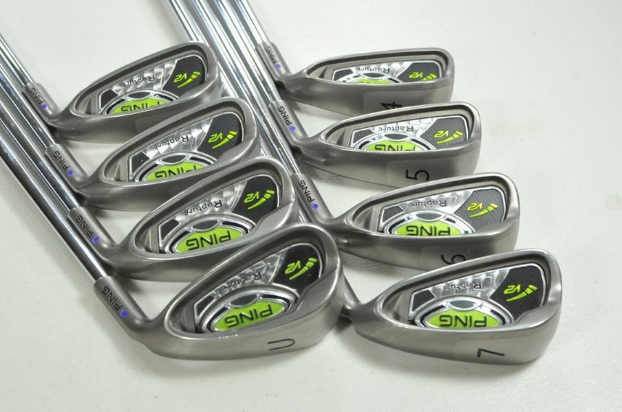 Ping Rapture V2 4-W,UW Iron Set Regular Flex Purple Dot Right AWT Steel # 204366