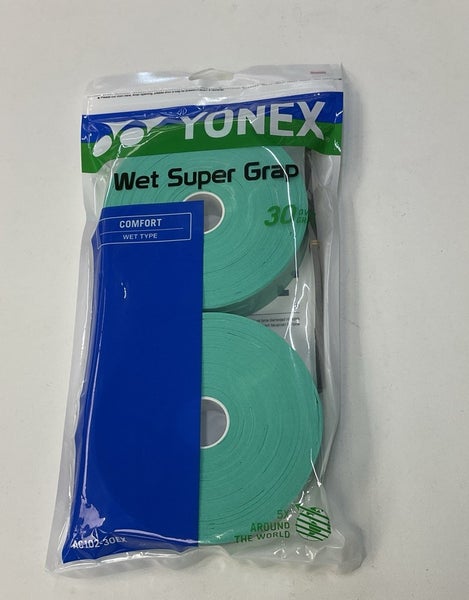 Yonex Wet Super Grap Overgrip 30 Pack (Green)