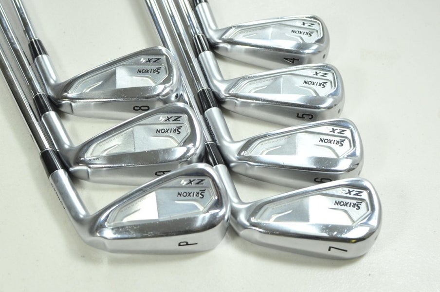 Srixon ZX4 MKII 4-PW Iron Set Regular Flex RH KBS Tour C-Taper 95g Steel #204772