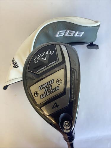 Callaway Great Big Bertha Forged Carbon 4-Hybrid 20* Helium F1 Ladies Graphite