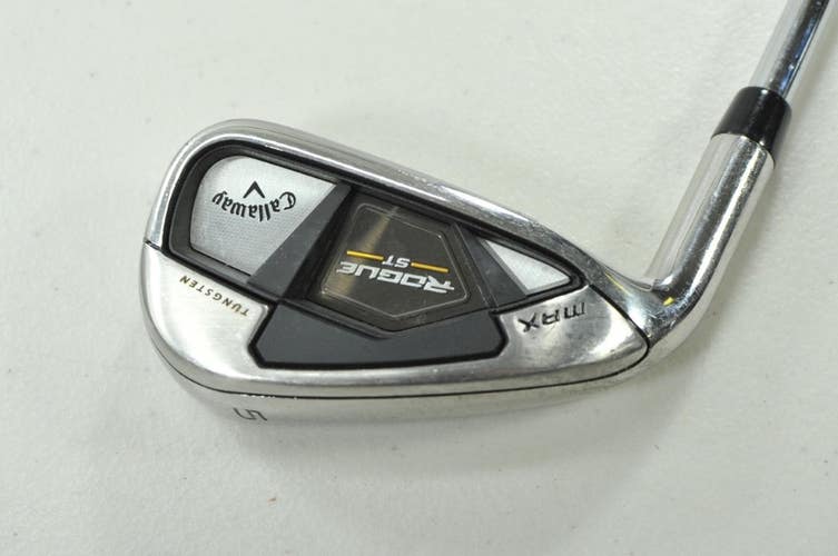 LEFT HANDED Callaway Rogue ST MAX Single 5 Iron Regular Flex MPH Steel  # 204883
