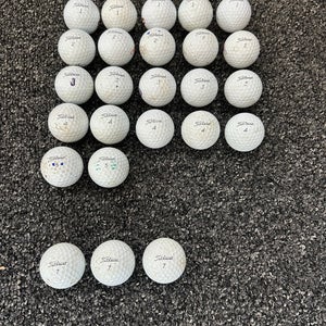Titleist Pro V1 Balls Used 25 Count Good Condition