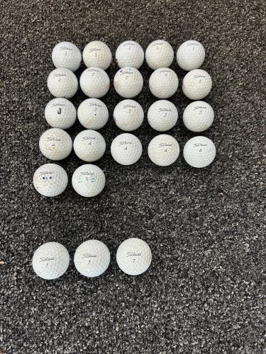 Titleist Pro V1 Balls Used 25 Count Good Condition