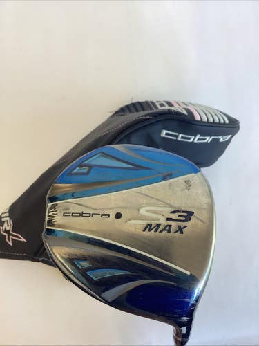 Cobra S3 Max Driver With Fujikura Blur Ladies Graphite Shaft