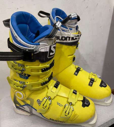 Mondo 28 & 28.5 Salomon X-Max 130 Ski Boots Stiff Flex Used (SY2363)
