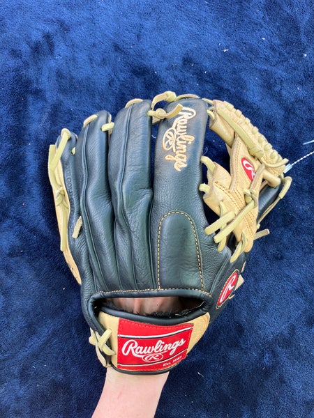 Black Rawlings Prodigy RH Infield Baseball Glove 11.5" (Used)