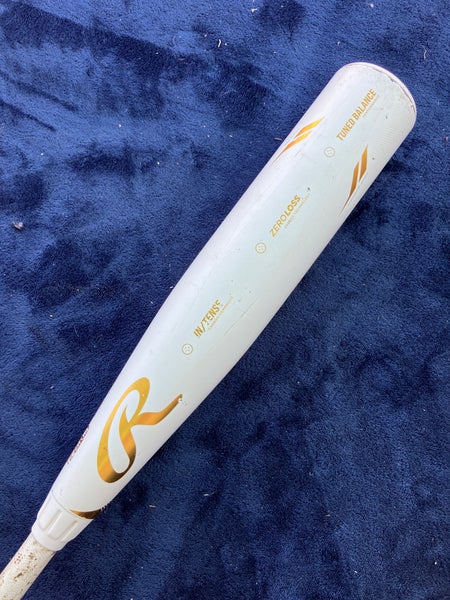 Cracked 2024 Rawlings Icon Composite Bat USSSA Certified (-10) Composite 18 oz 28" (Used)