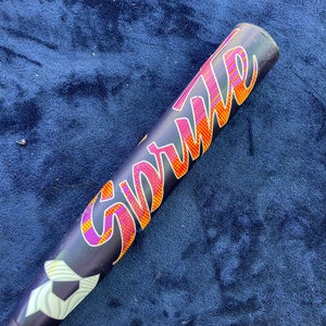 Cracked Purple 2022 DeMarini Spryte Composite Bat (-12) Composite 18 oz 30" (Used)