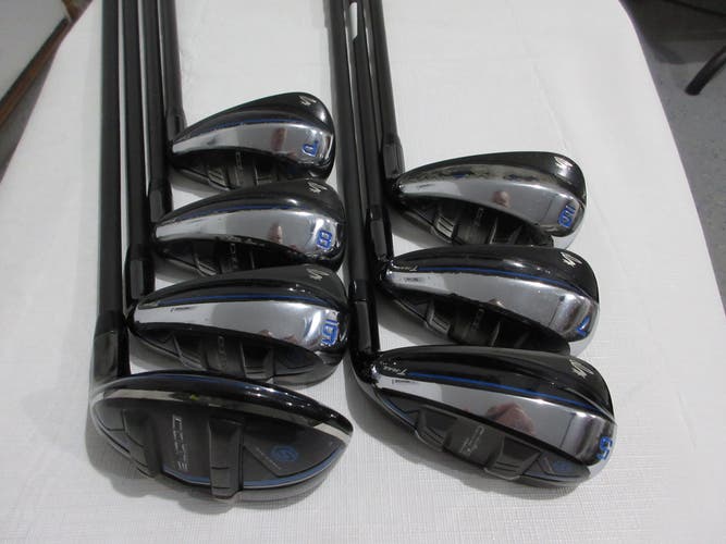 Cobra T-Rail 2 Iron Set - 4H, 5-PW - Senior Flex Graphite