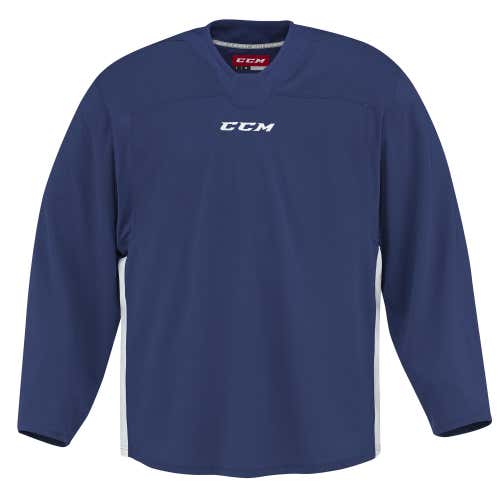 New CCM 6000 Series Quicklite Practice Jersey Royal | Junior L/XL | #888600656571