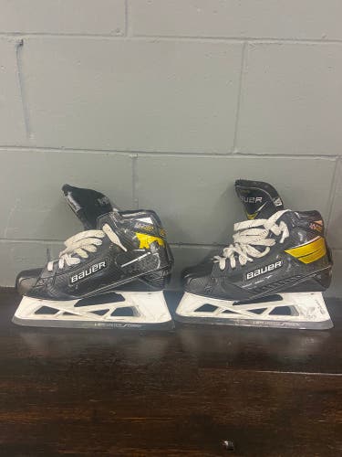 2020 Bauer Supreme UltraSonic Hockey Goalie Skates Regular Width 9.5 (Used)