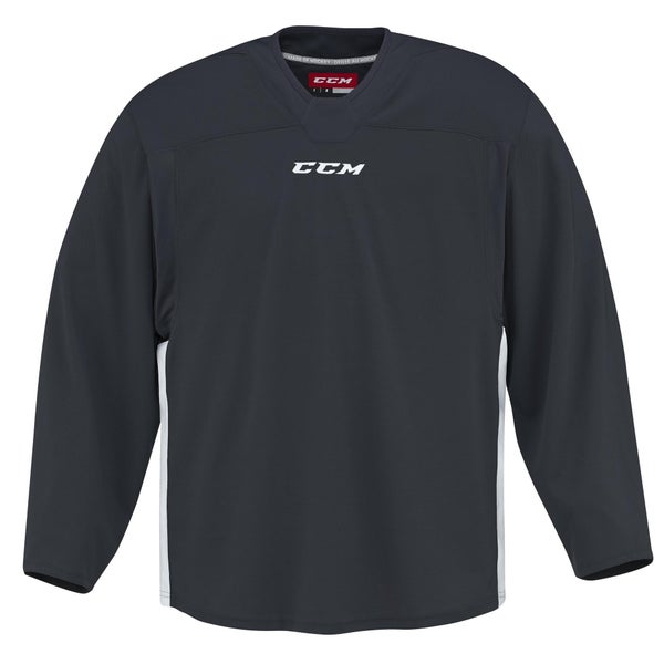 New CCM 6000 Series Quicklite Practice Jersey Black | Junior L/XL | #888600656434