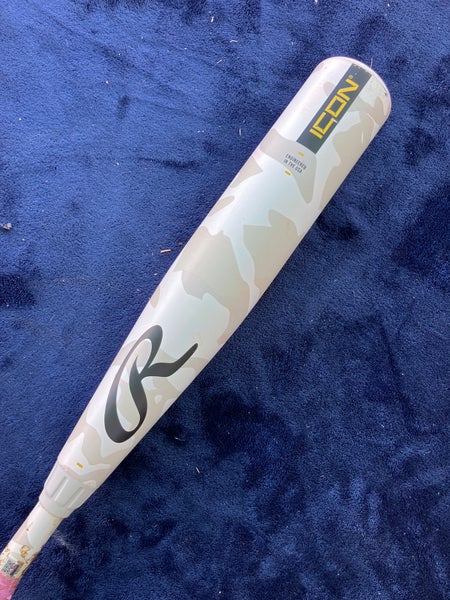 2025 Rawlings Icon Composite Bat USSSA Certified (-10) Composite 18 oz 28" (Used)