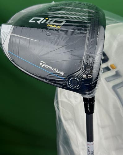 TaylorMade Qi10 MAX Driver 9* Speeder NX 50 Senior A-Flex w/ Cover RH NEW!