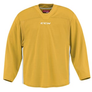 New CCM 6000 Series Quicklite Practice Jersey Sunflower | Junior L/XL | #888600656786