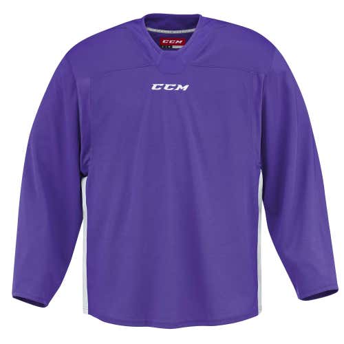 New CCM 6000 Series Quicklite Practice Jersey Violet | Junior L/XL | #888600658605