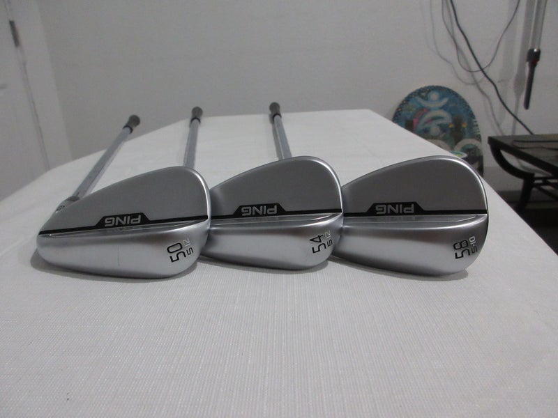 Ping s159 Wedge Set - 50.12 - 54.12 - 58.10- Stiff Flex Steel - Black Dot - MINT