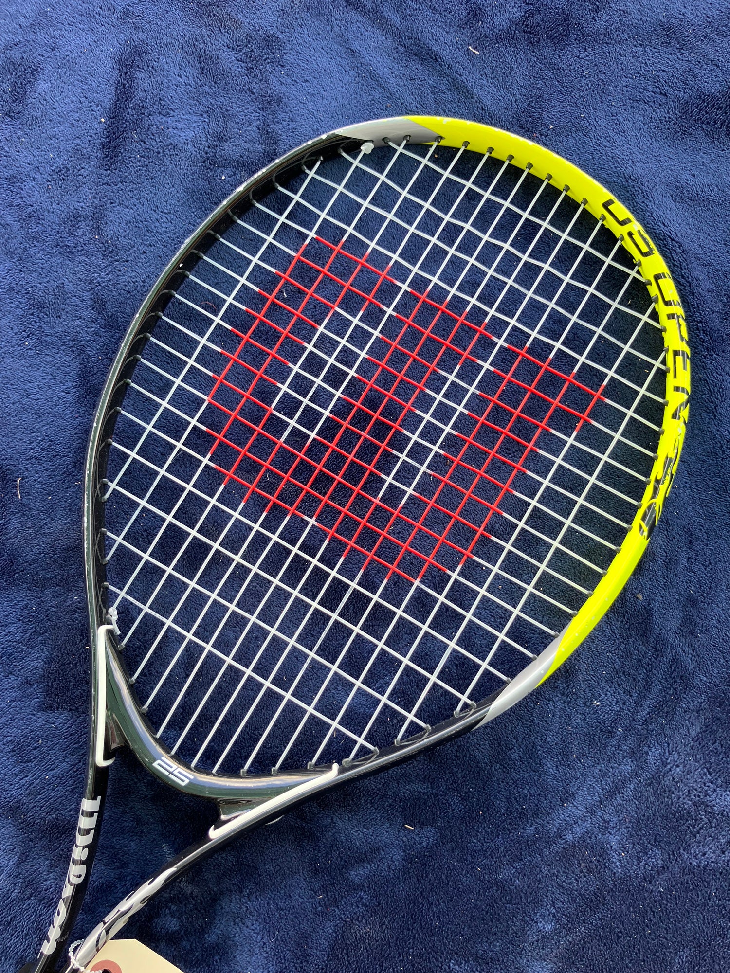 Raquette De Tennis Enfant Wilson Hammer 25 (T5401) - Taille 3 7/8 Pouces - Bleu/gris - Cordée - NEUVE
