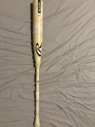 2025 Rawlings Icon Composite BBCOR Certified Bat (-3) 30 oz 33" (Used)