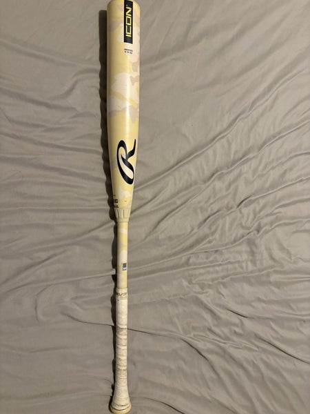 2025 Rawlings Icon Composite BBCOR Certified Bat (-3) 30 oz 33" (Used)