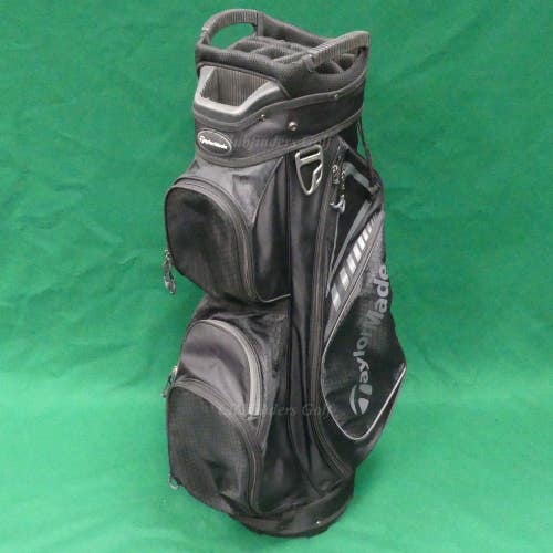 TaylorMade TM19 Select 15-Way Black/Grey Golf Cart Bag w/ Raincover