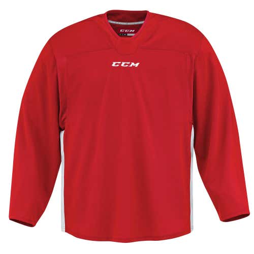 New CCM 6000 Series Quicklite Practice Jersey Red | Senior L | #888600656847