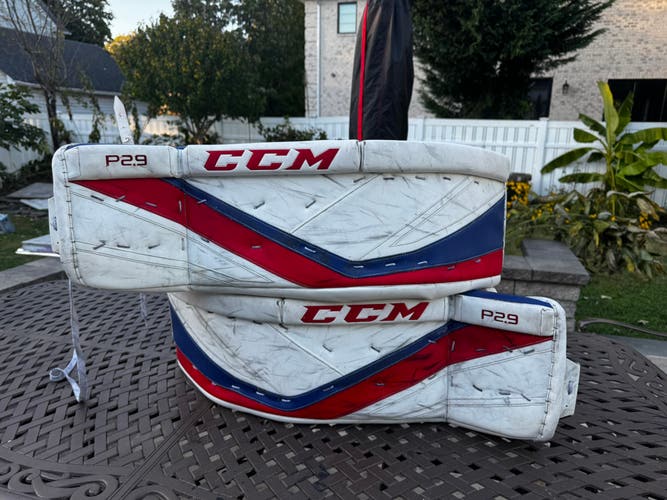 35" CCM Premier P2.9 Goalie Leg Pads (Used)