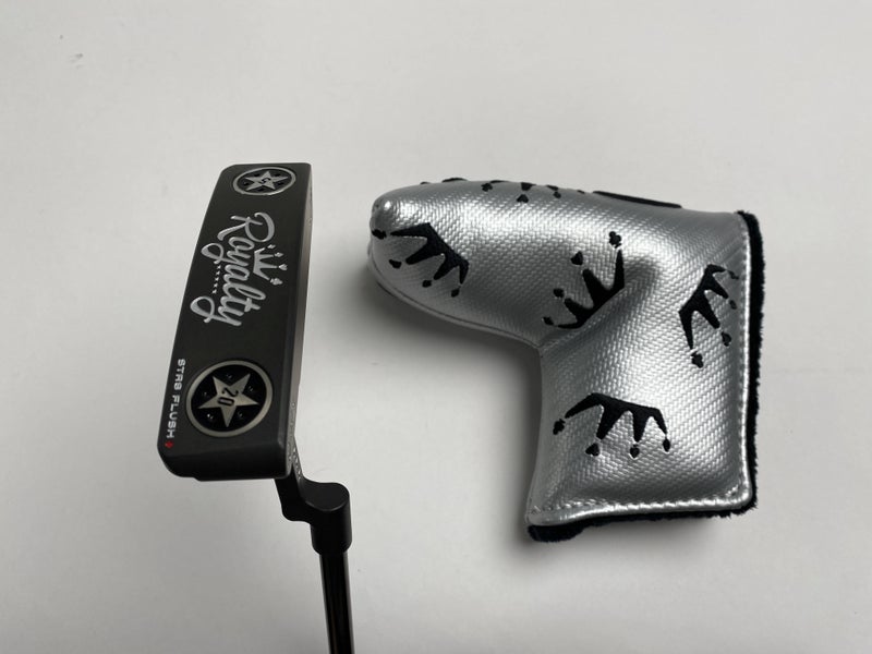 Royalty STR8 Flush Heart Black PVD Putter 35" Mens RH HC NEW