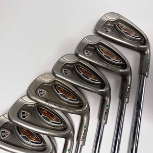 Ping i10 Iron Set 4-PW+SW Green Dot 2* Up TFC909 Regular Steel RH-Missing 5 Iron