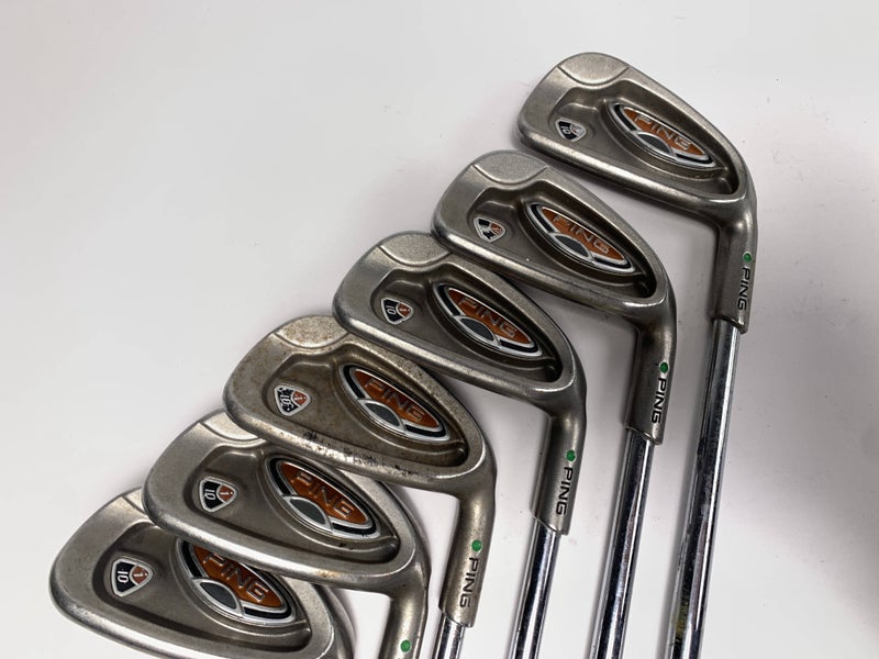 Ping i10 Iron Set 4-PW+SW Green Dot 2* Up TFC909 Regular Steel RH-Missing 5 Iron