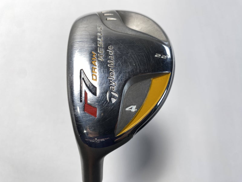 TaylorMade R7 Draw 4 Hybrid 22* REAX 55g Regular Graphite Mens LH