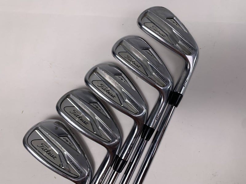 Titleist 718 AP2 Iron Set 6-PW True Temper AMT Tour White S300 Stiff Steel RH
