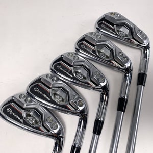 TaylorMade M CGB Iron Set 6-PW Fujikura Vista Pro 50 50g Senior Graphite Mens RH